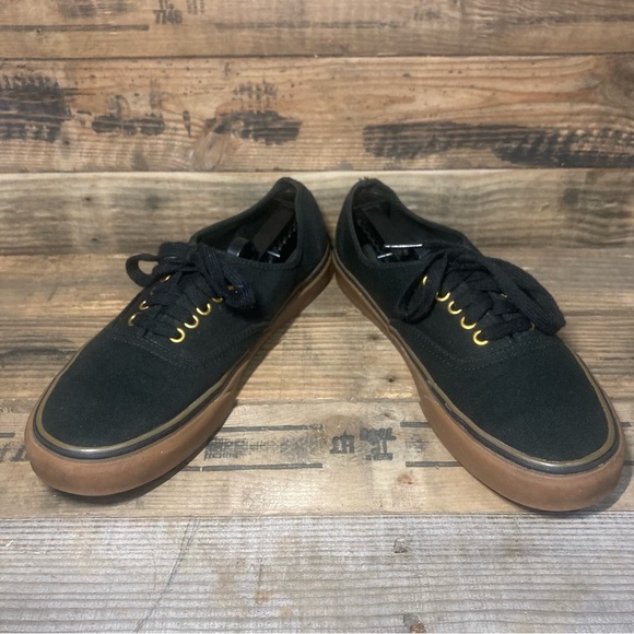 Vans Men’s Authentic Shoes Black Gum sz 10 - Picture 4 of 8